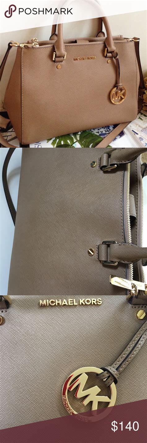 michael kors dark khaki bag